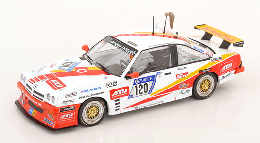 OPEL MANTA GT チームキスリング 120号車 ニュルブルクリンク24時間 2018 H.Beckmann他 ホワイトオレンジイエロー/ Werk83 1/18 ミニカー