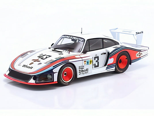 【予約】PORSCHE 935/78 3.2L ターボ モビーディック マルティニ レーシング ポルシェ システム N 43 ロルフ シュトメレン マンフレート シュルティ ルマン 1978 ホワイト ブルー レッド/ Werk83 1/18 ミニカー