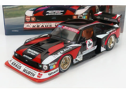 FORD ENGLAND CAPRI TURBO Gr.5 KRAUS N 1 SEASON DRM 1980 KLAUS LUDWIG BLACK RED WHITE/WERK83 1/18ミニカー
