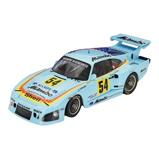 【予約】 PORSCHE- 935 K3 TEAM MAMBO N 24 CHAMPION DRM SEASON 1979 KLAUS LUDWIG - LIGHT BLUE