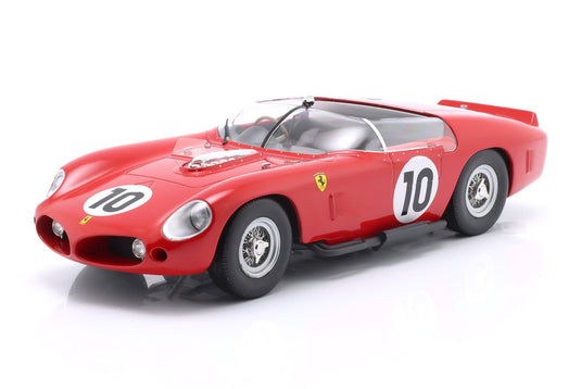 【予約】FERRARI 250 TR61 3 0L V12 チーム SEFAC 10号車 1961年 ルマン24時間 優勝 O.GENDEBIEN P.HILL レッド/ Werk83 1/18 ミニカー