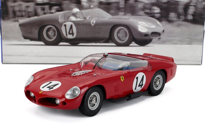 FERRARI 250 TR61 N14 セブリング12時間優勝 1961 オリヴィエジャンドビアン フィルヒル レッド/ Werk83 1/18 ミニカー