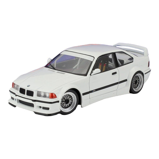 【予約】 BMW 3シリーズ M3 GTR E36 プレーンボディ 1993 ホワイト 開閉機構付き / Werk83 1/18 ミニカー