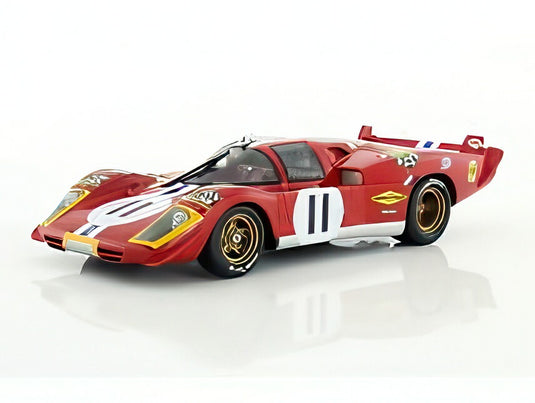 【予約】FERRARI 512S ロングテール N.A.R.T. N11 1970年 ルマン24時間 4位 R.バックナム S.ポージー レッド/ Werk83 1/18 ミニカー