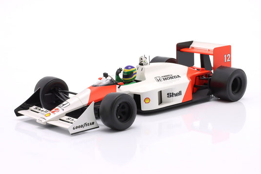 【予約】McLAREN F1 MP4/4 HONDA N 12 アイルトン・セナ車 デモラン 2019 ブルーノ・セナ / Werk83 1/18 ミニカー