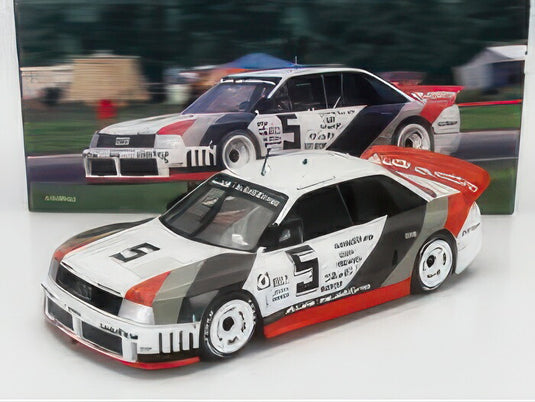 AUDI 90 クワトロ IMSA GTO アウディ・スポーツチーム 5号車 1989年ラグナセカIMSA 2位 ドライバー:ハーレー・ヘイウッド ホワイト/グレー/レッド/WERK83 1/18ミニカー