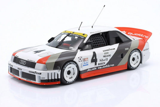 【予約】AUDI 90 QUATTRO チーム AUDI SPORT N 4 IMSA 1989 H.J.スタック ホワイト グレー レッド/ Werk83 1/18 ミニカー