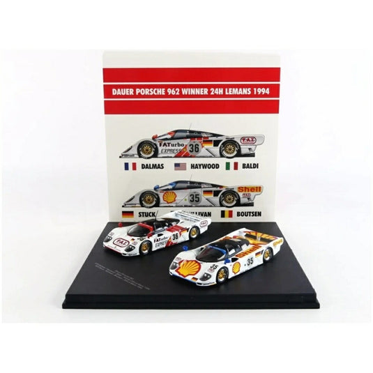 PORSCHE 962 ルマン 1994 2台セット/ Werk83 1/43 ミニカー