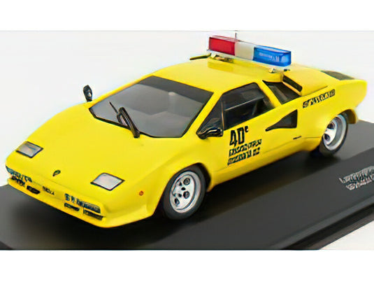 LAMBORGHINI COUNTACH 5000S SAFETY CAR F1 GP MONACO 1982 YELLOW/WERK83 1/43ミニカー