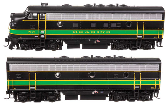 EMD F7 A-Bセット ディーゼル機関車 リーディング鉄道
