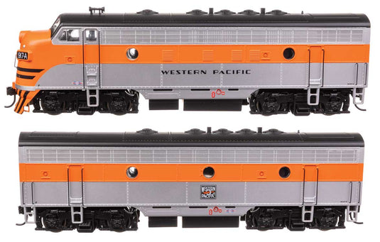 EMD F7 A-Bユニット ディーゼル機関車セット ウエスタン・パシフィック