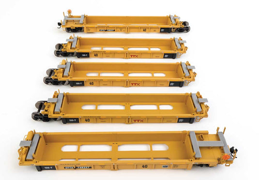 TTX (DTTX) Thrall 40フィート ウェルカー 5両セット 更新車 完成品