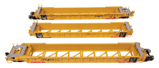 NSC 3両連接 53フィート ウェルカー TTX