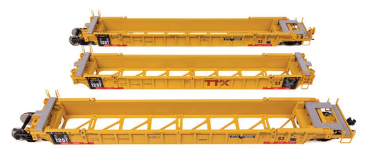 NSC 53フィート 3両連接ウェルカー TTX