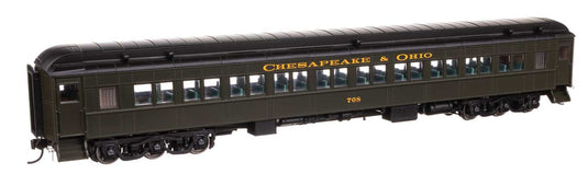 85フィート プルマン製 ヘビーウェイト ペアドウィンドウ 客車 完成品 チェサピーク＆オハイオ鉄道 (グリーン)