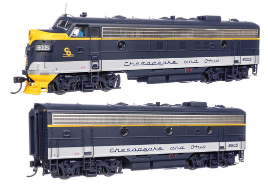EMD FP7 & F7B ディーゼル機関車 チェサピーク＆オハイオ鉄道