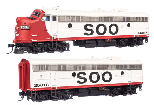 EMD FP7 & F7B ディーゼル機関車 スタンダードDC スー・ライン