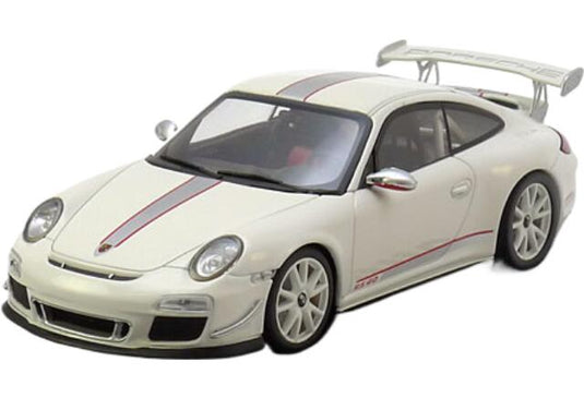 ポルシェ911 997II GT3 RS 4.0 2011 ホワイト シルバー / MINICHAMPS 1/43 ミニカー