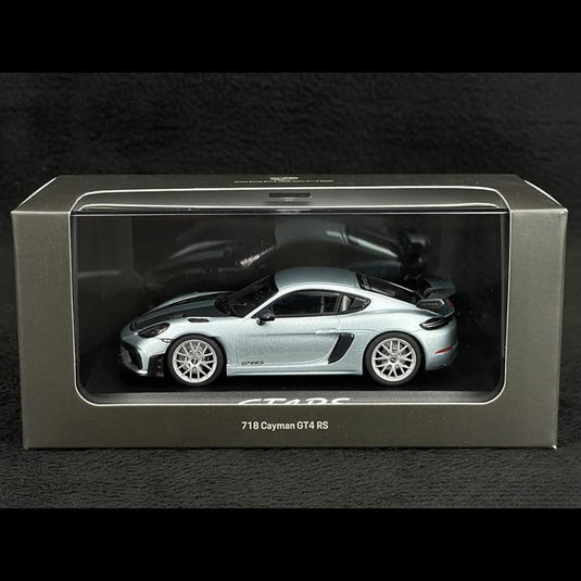 Porsche 718 カイマン GT4 RS 2022年モデル アズーロテティスメタリック/Minichamps 1/43ミニカー ポルシェ特注