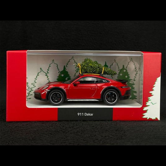 Porsche 911 ダカール 992型 2022年モデル クリスマスツリー付き/Spark 1/43ミニカー ポルシェ特注