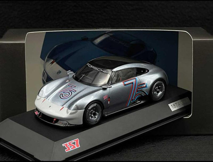 Porscheポルシェディーラーモデル Vision 357 2023 Concept Car 75 Years Silver 1/43 Spark