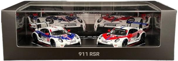 Porscheポルシェディーラーモデル 911 RSR n°911 & n°912 Type 991 Winner and 2nd 12h Sebring 2020 2台セット 1/43 Spark