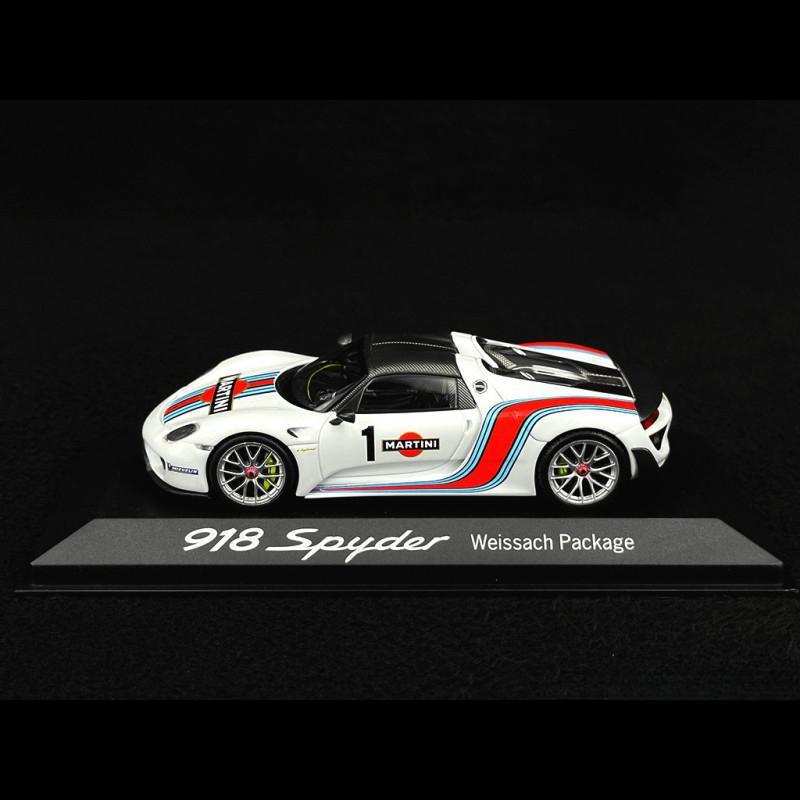 ギャラリービューアに画像をロードする, Porsche 918 スパイダー マルティーニ 1号車 ヴァイザッハパッケージ/Minichamps 1/43ミニカー ポルシェ特注
