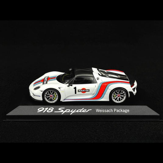 Porsche 918 スパイダー マルティーニ 1号車 ヴァイザッハパッケージ/Minichamps 1/43ミニカー ポルシェ特注