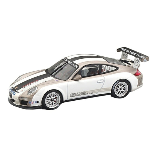 Porscheポルシェ 911 997 II GT3 Cup ホワイト/ゴールド ポルシェディーラーモデル / MINICHAMPS 1/43 ミニカー