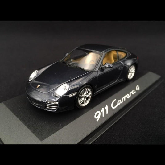 Porsche 911 997型 カレラ 4 Mk 2 2009年モデル アトラスグレー/Minichamps 1/43ミニカー ポルシェ特注