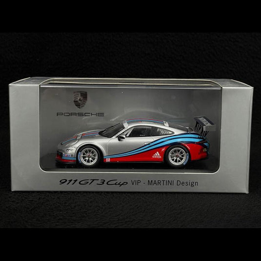 Porsche 911 991型 GT3カップ VIP マルティーニデザイン/Spark 1/43ミニカー ポルシェ特注