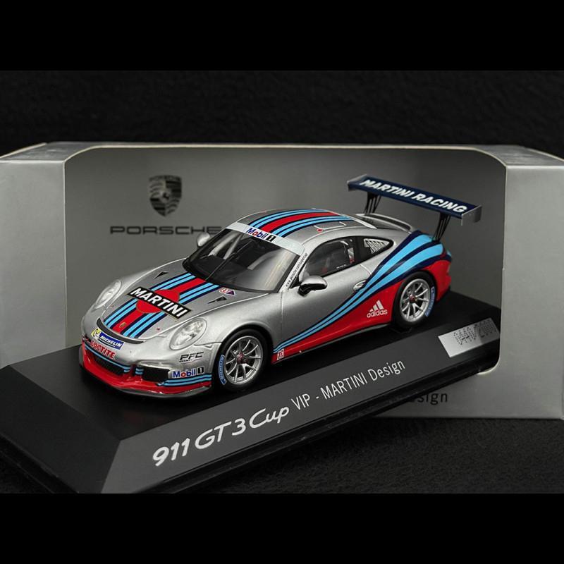 ギャラリービューアに画像をロードする, Porsche 911 991型 GT3カップ VIP マルティーニデザイン/Spark 1/43ミニカー ポルシェ特注

