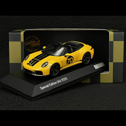 Porsche 911 Spirit 70 Type 992.2 カブリオレ IAAエディション 2025/ Spark 1/43 ポルシェディーラーモデルミニカー