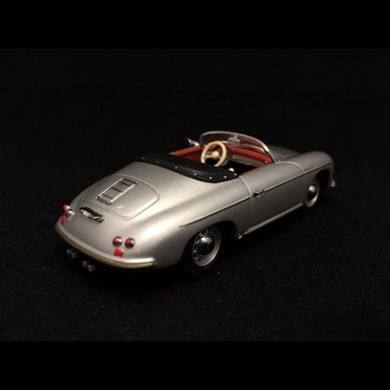 ギャラリービューアに画像をロードする, Porsche 356 A 1600 スピードスター 1958年モデル シルバーグレー/Minichamps 1/43ミニカー ポルシェ特注
