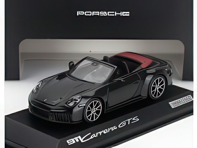 PORSCHE 911 992 2 CARRERA GTS カブリオレ オープン 2024 ブラック/ MINICHAMPS 1/43 2000台限定ミニカー