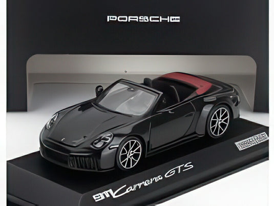 PORSCHE 911 992 2 CARRERA GTS カブリオレ オープン 2024 ブラック/ MINICHAMPS 1/43 2000台限定ミニカー
