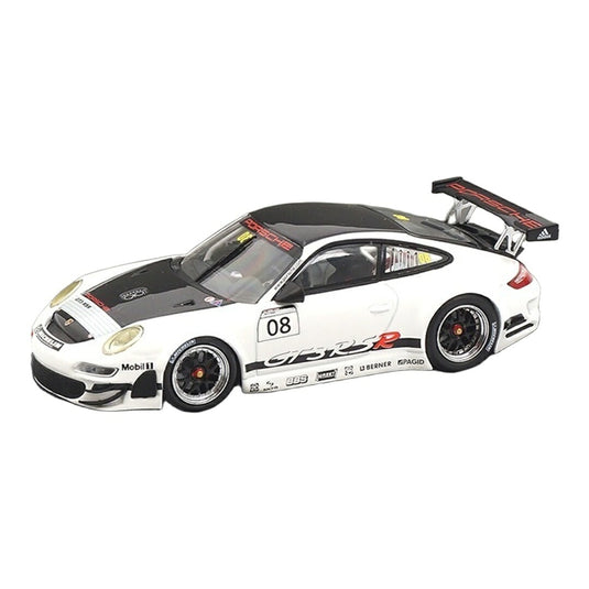 Porsche 911 (997) GT3 RSR Pr?sentation 2008 Minichamps 1:43 WAP02003018 ポルシェディーラーモデル