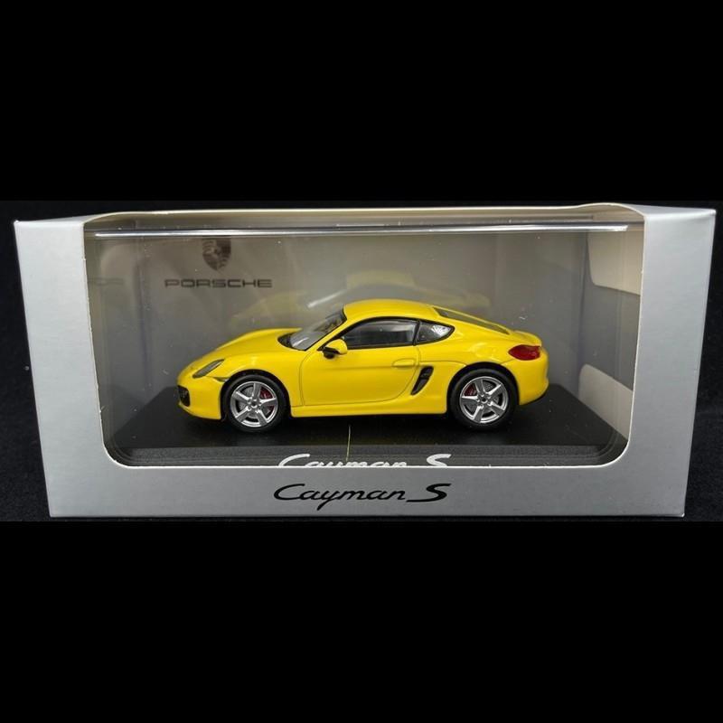ギャラリービューアに画像をロードする, Porsche ケイマンS 981型 2013年モデル スピードイエロー/Norev 1/43ミニカー ポルシェ特注
