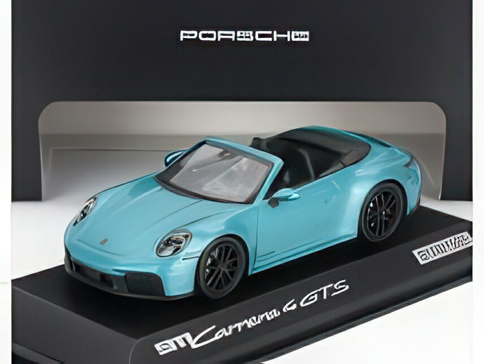 PORSCHE 911 992 2 CARRERA 4 GTS カブリオレ オープン 2024 イパネマブルー/ MINICHAMPS 1/43 1500台限定ミニカー
