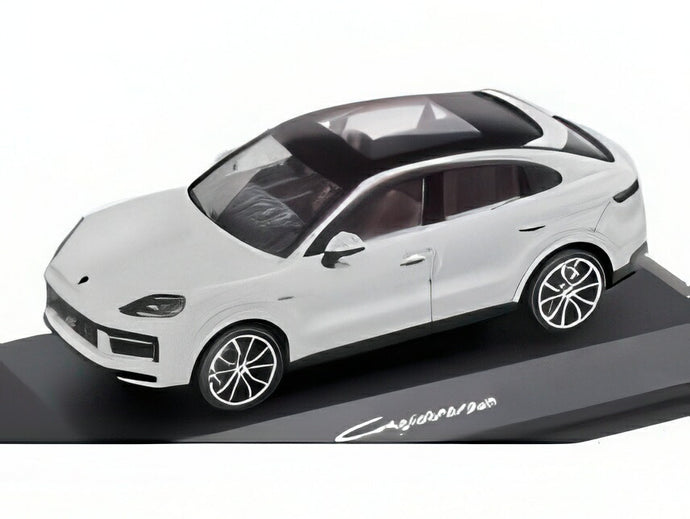 【予約】2025年発売予定ポルシェ - カイエン E-ハイブリッドクーペ（E3 II）2024 - ホワイトメタリック  / Spark 1/43  ポルシェ特注ミニカー