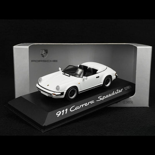 Porsche 911 カレラ 3.2 スピードスター 1989年モデル ホワイト/Minichamps 1/43ミニカー ポルシェ特注