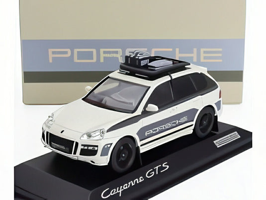 Porsche Cayenne GTS E1 ショーカー 2002 ホワイト グレー/ Spark 1/43 ポルシェディーラーモデルミニカー