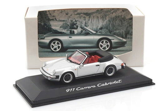 Porscheポルシェ 911 Carrera カブリオレ シルバー ポルシェディーラーモデル / MINICHAMPS 1/43 ミニカー