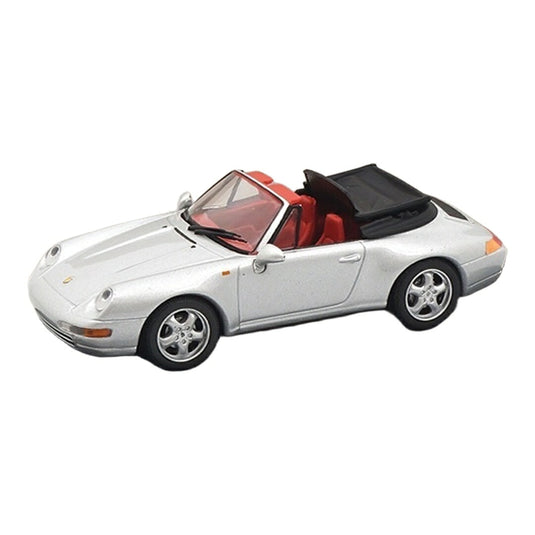 Porsche 911 (993) Carrera Cabrio silber Minichamps 1:43 WAP02003997 ポルシェディーラーモデル