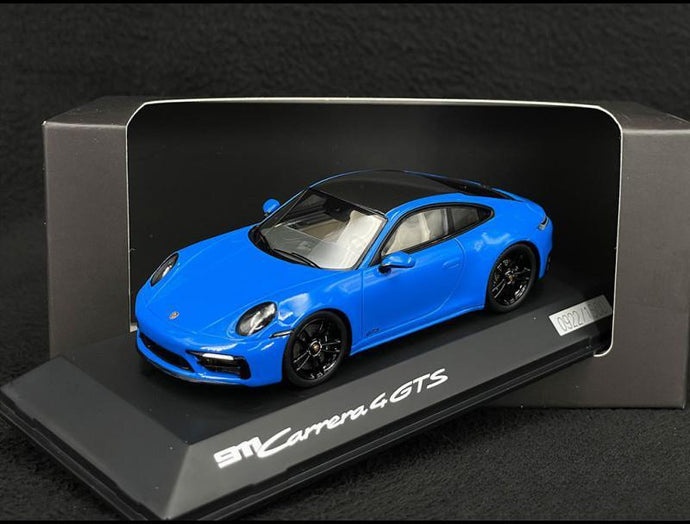 Porscheポルシェディーラーモデル 911 Carrera 4 GTS Type 992 2022 Shark Blue 1/43 Spark