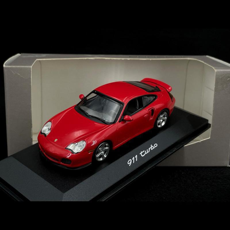 ギャラリービューアに画像をロードする, Porsche 911 Type 996 Turbo 2000 インディアンレッド/ MINICHAMPS 1/43 ポルシェディーラーモデルミニカー
