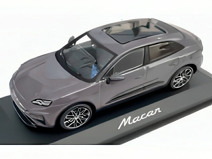 【予約】2025年発売予定ポルシェ - マカンターボ（H2）2024 - グレーメタリック  / Spark 1/43  ポルシェ特注ミニカー