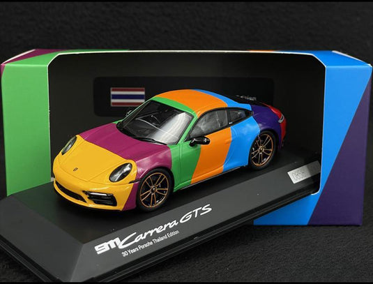 Porscheポルシェディーラーモデル 911 Carrera GTS Type 992 2023 30th Anniversary Thailand Multicolour 1/43 Spark