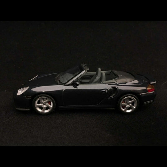 Porsche 911 Type 996 Turbo カブリオレ 2004 ブルーグレー メタリック/ MINICHAMPS 1/43 ポルシェディーラーモデルミニカー