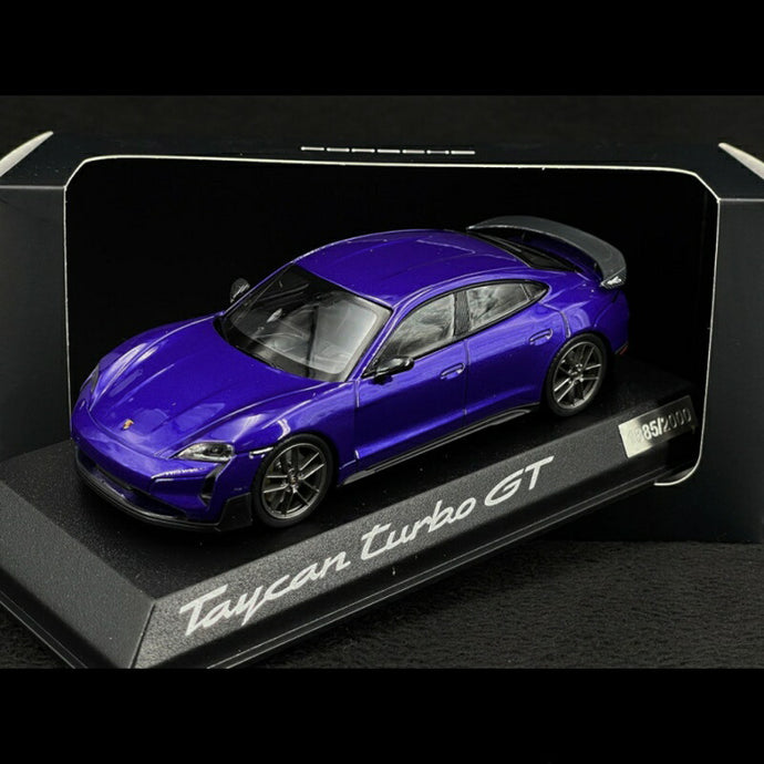 Porsche Taycan Turbo GT J1 PA Weissach Package 2024 パープルスカイ メタリック/ Norev 1/43 ポルシェディーラーモデルミニカー